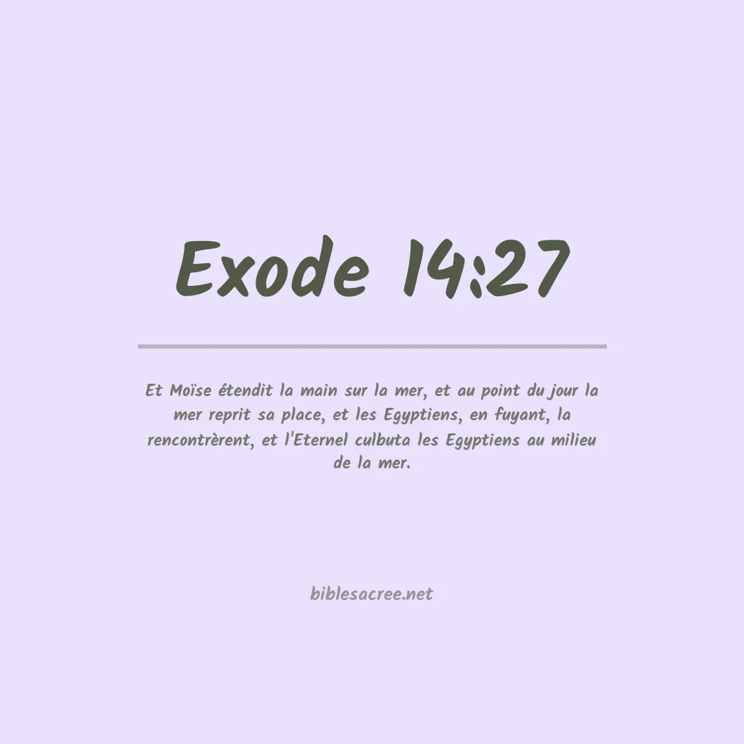 Exode - 14:27