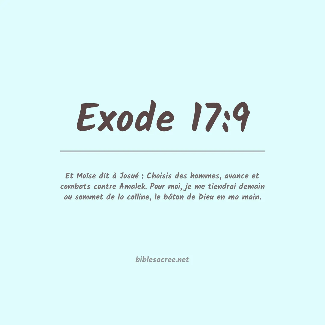 Exode - 17:9