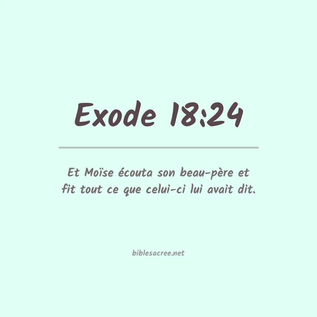 Exode - 18:24