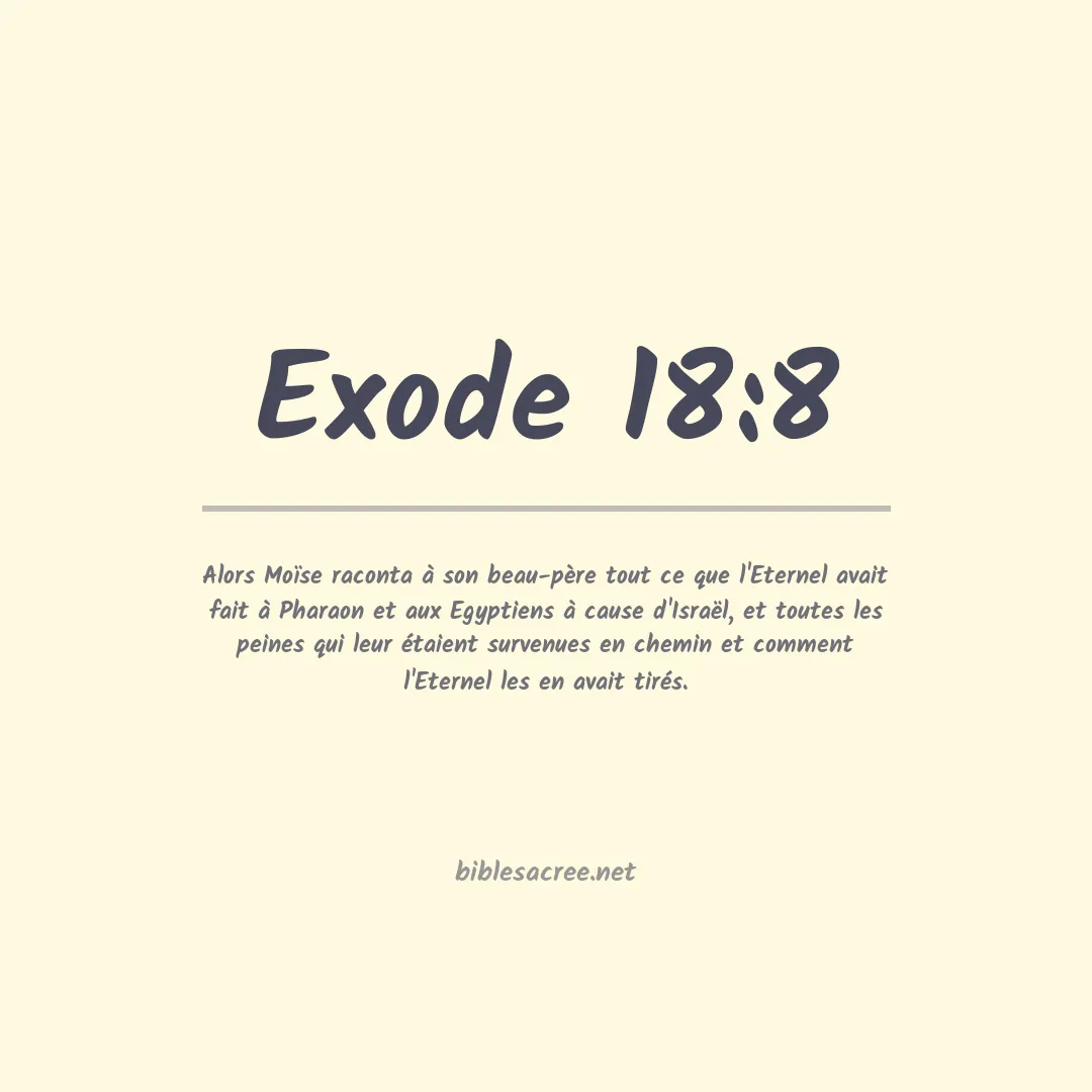 Exode - 18:8