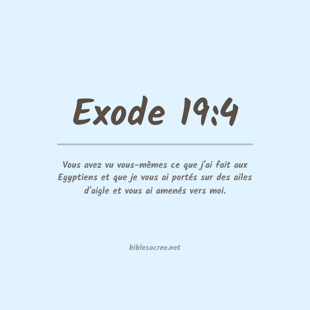 Exode - 19:4