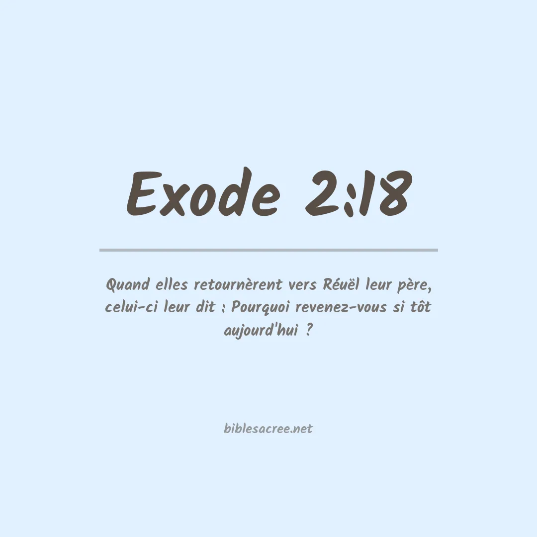 Exode - 2:18