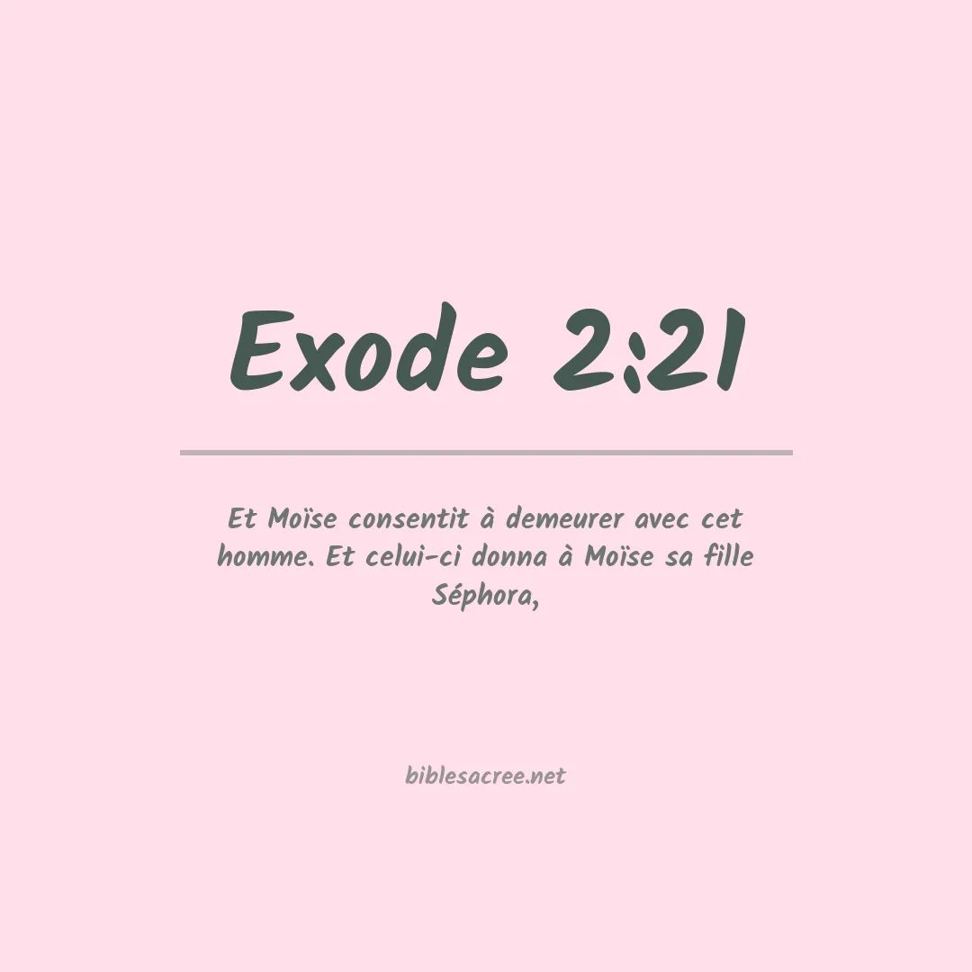 Exode - 2:21