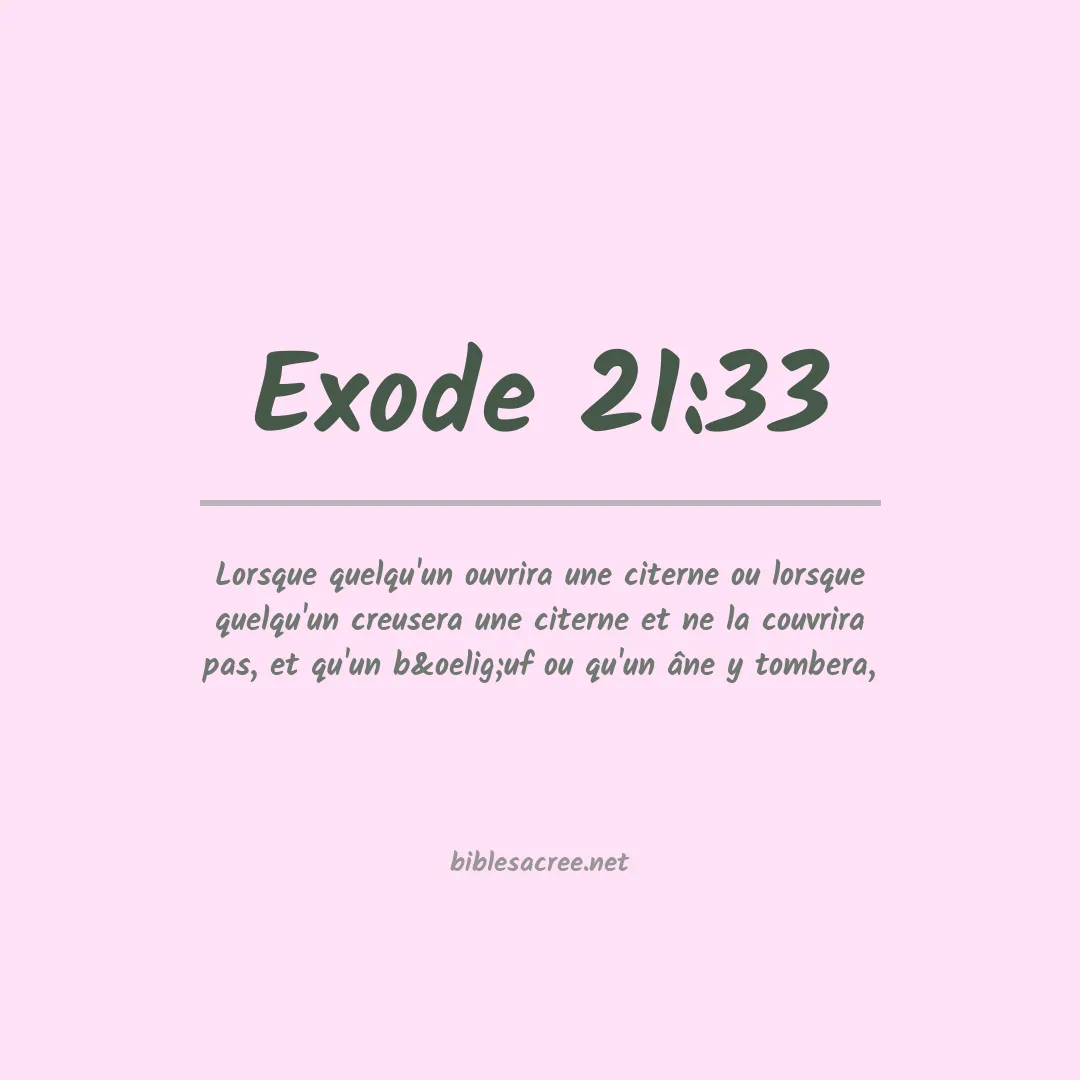 Exode - 21:33