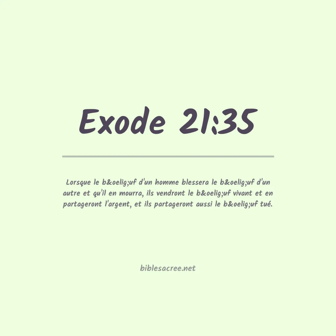 Exode - 21:35