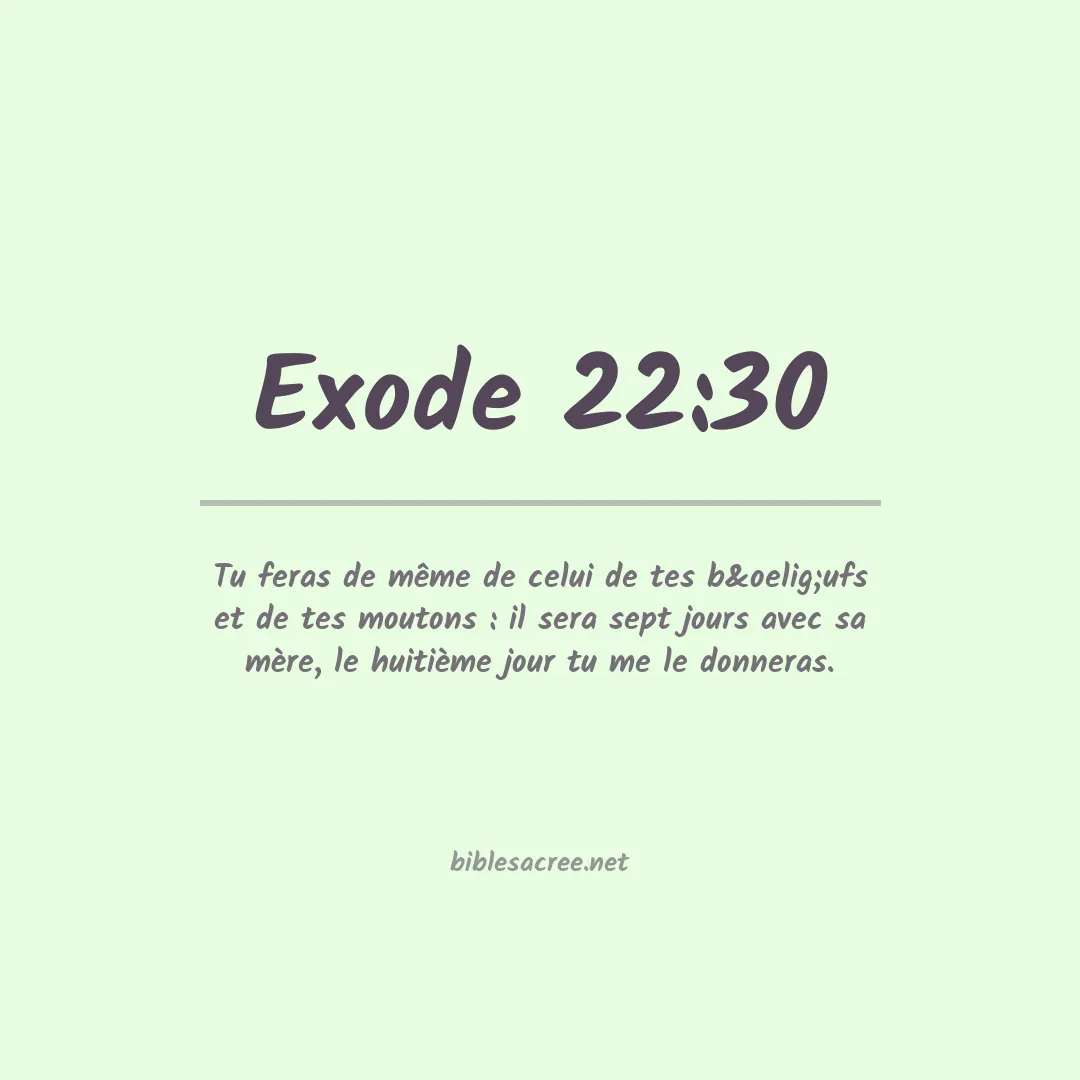 Exode - 22:30