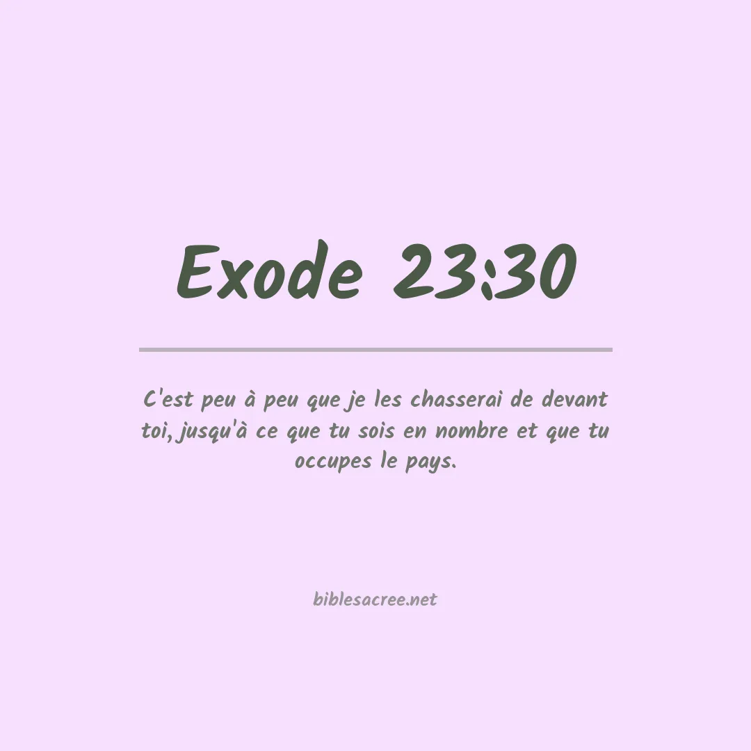 Exode - 23:30