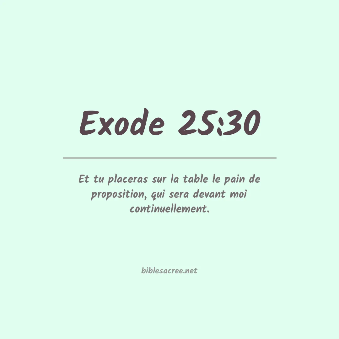Exode - 25:30