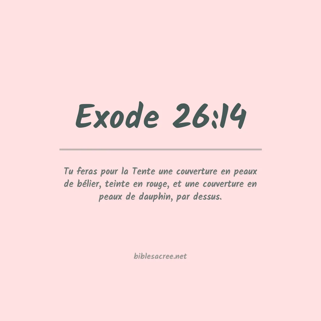 Exode - 26:14
