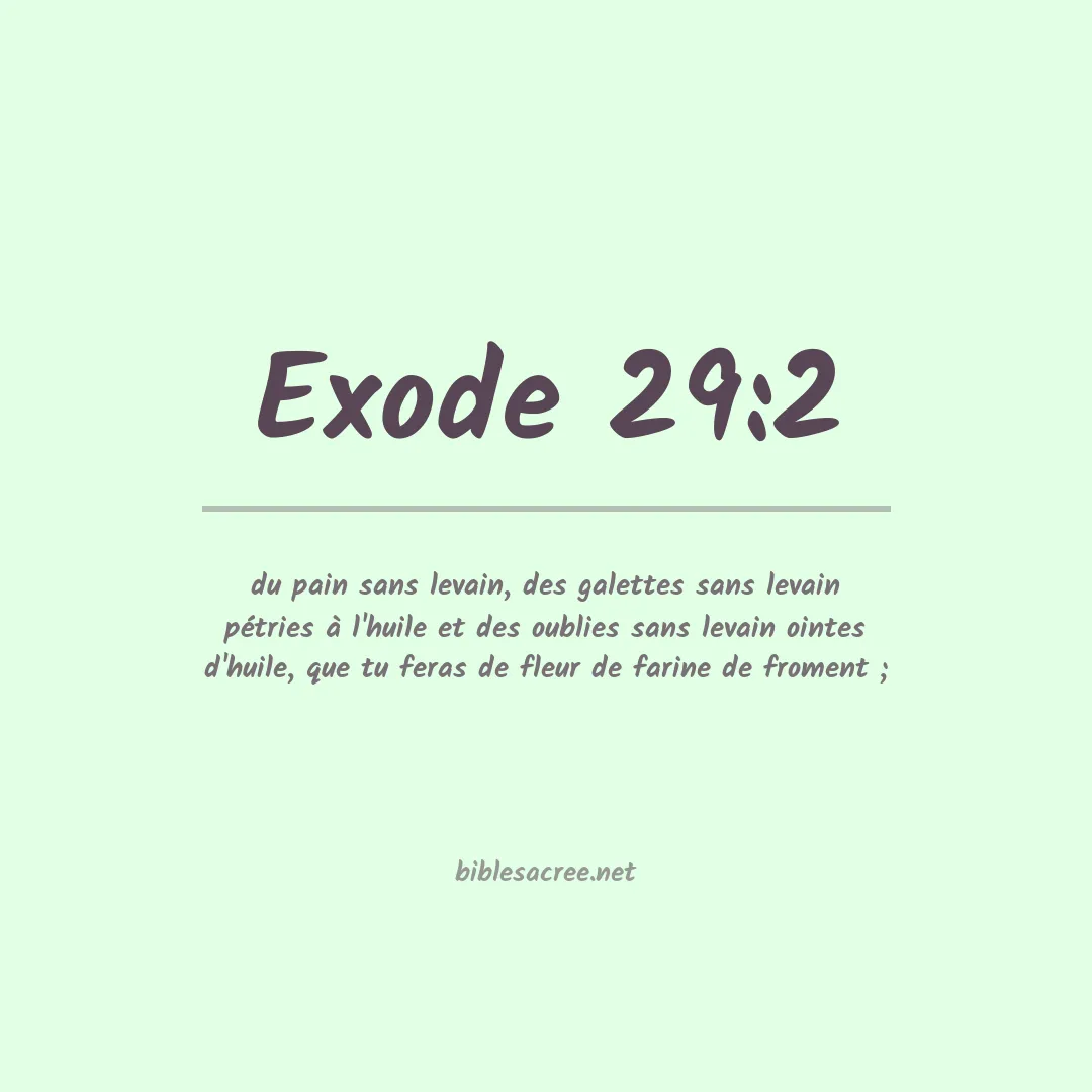 Exode - 29:2