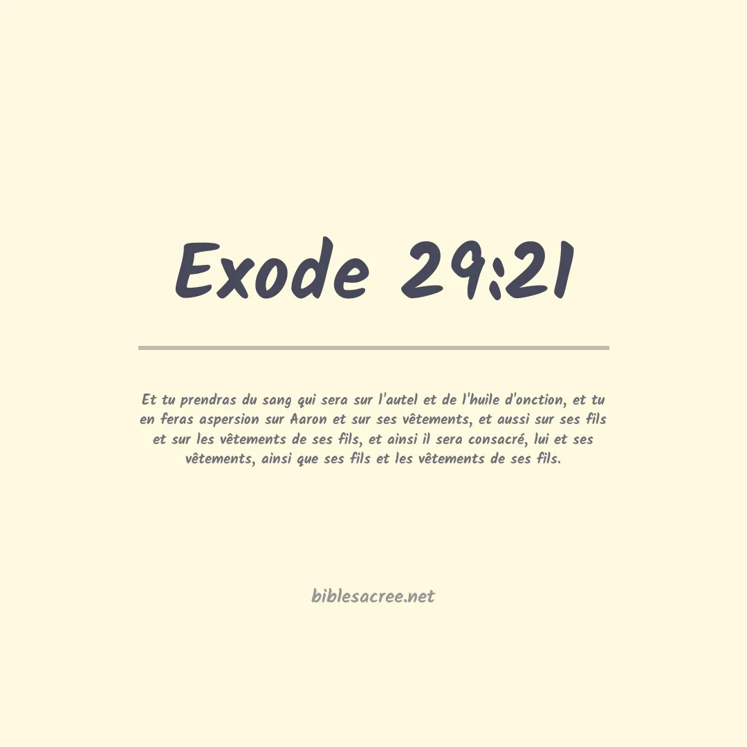 Exode - 29:21