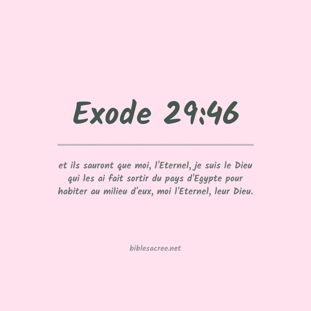 Exode - 29:46