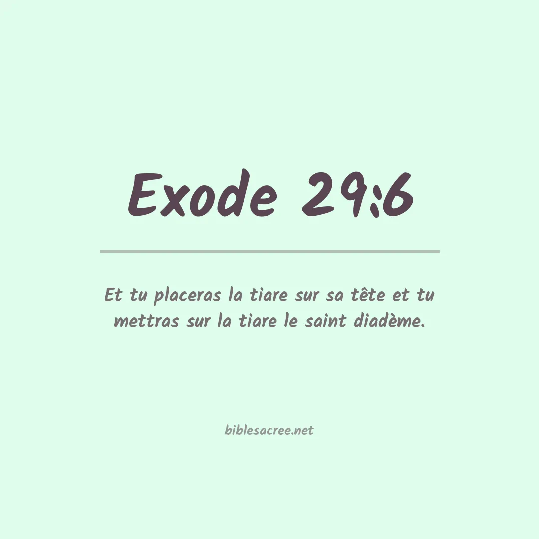 Exode - 29:6