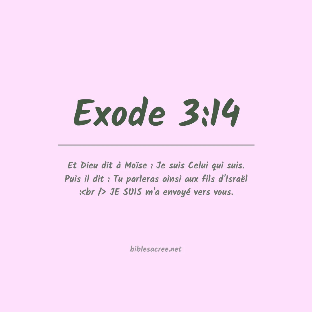 Exode - 3:14