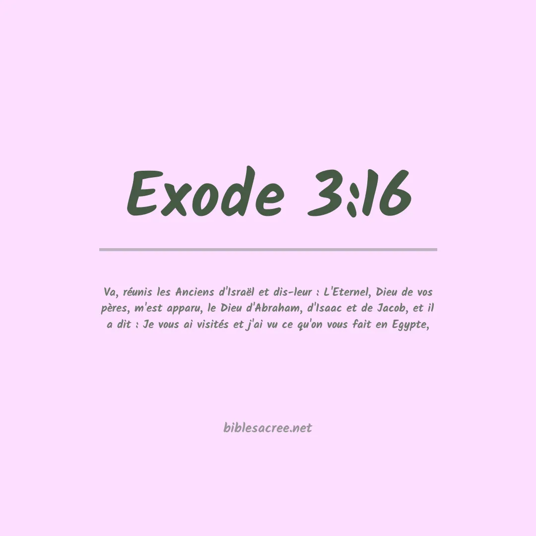 Exode - 3:16