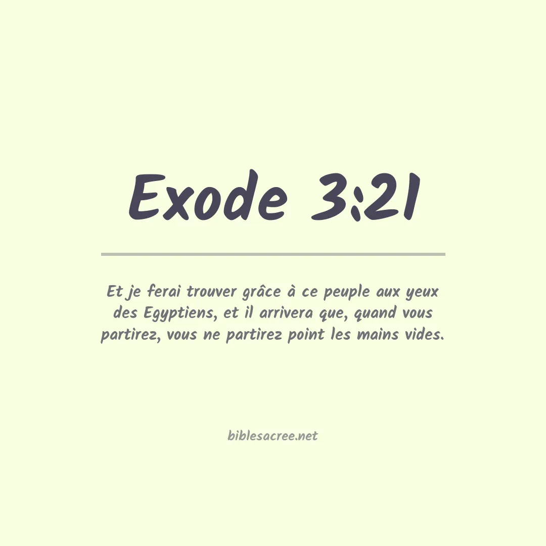 Exode - 3:21