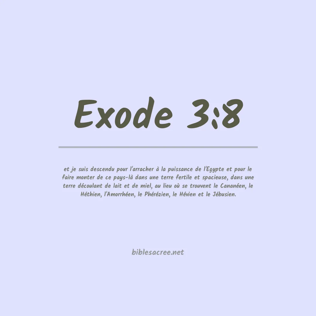 Exode - 3:8