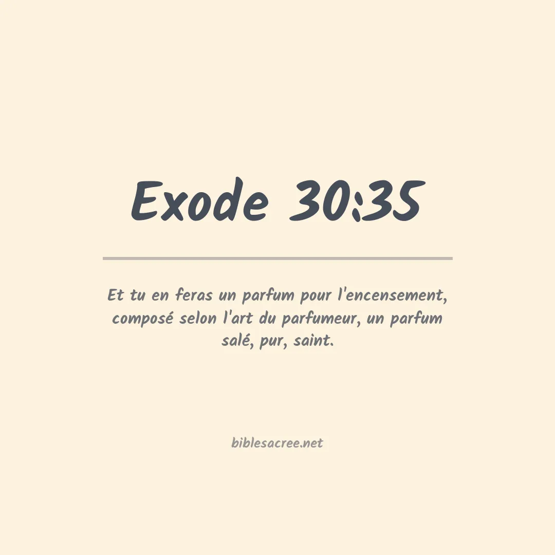 Exode - 30:35