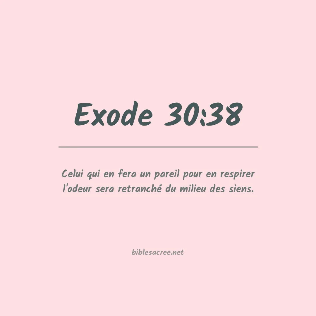 Exode - 30:38