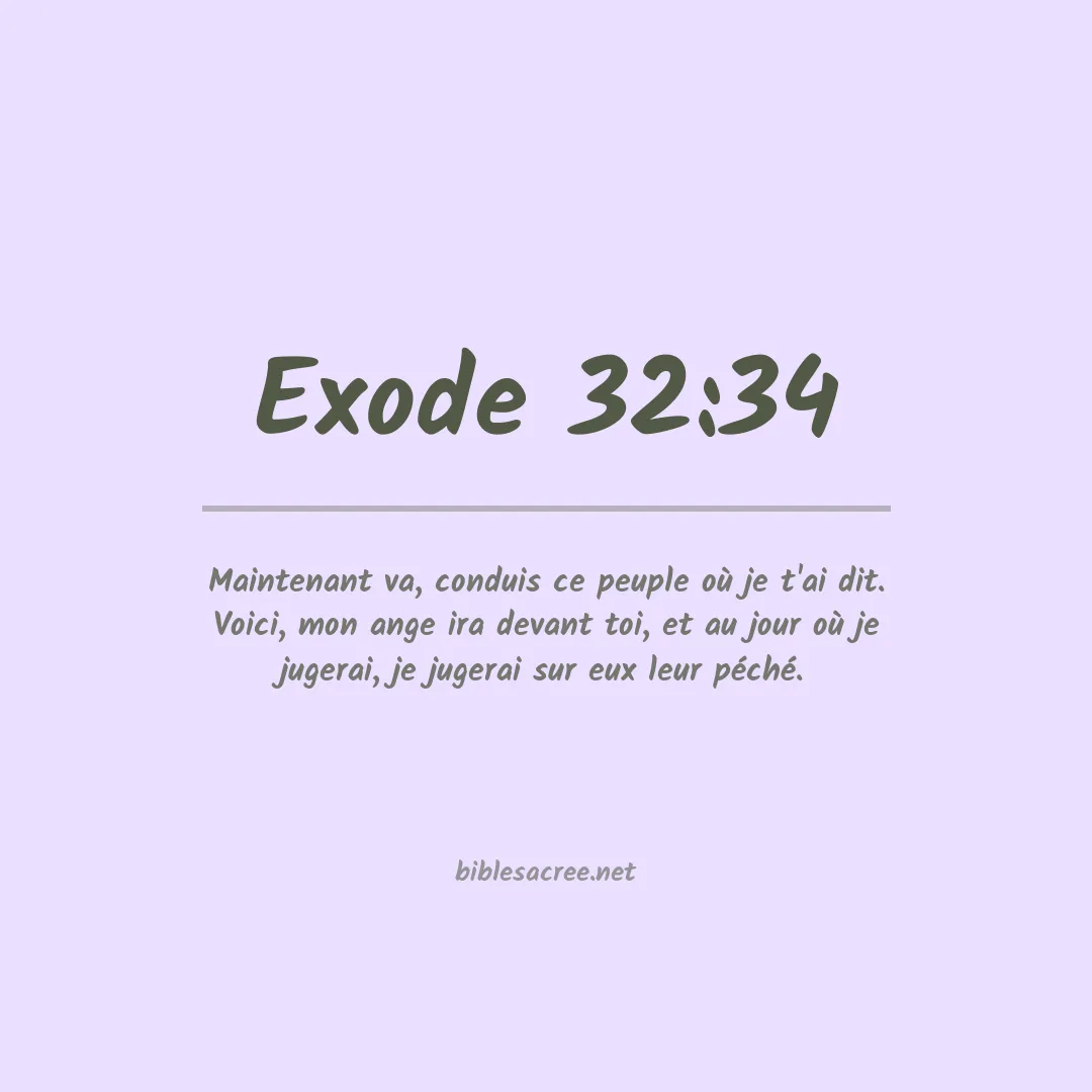 Exode - 32:34