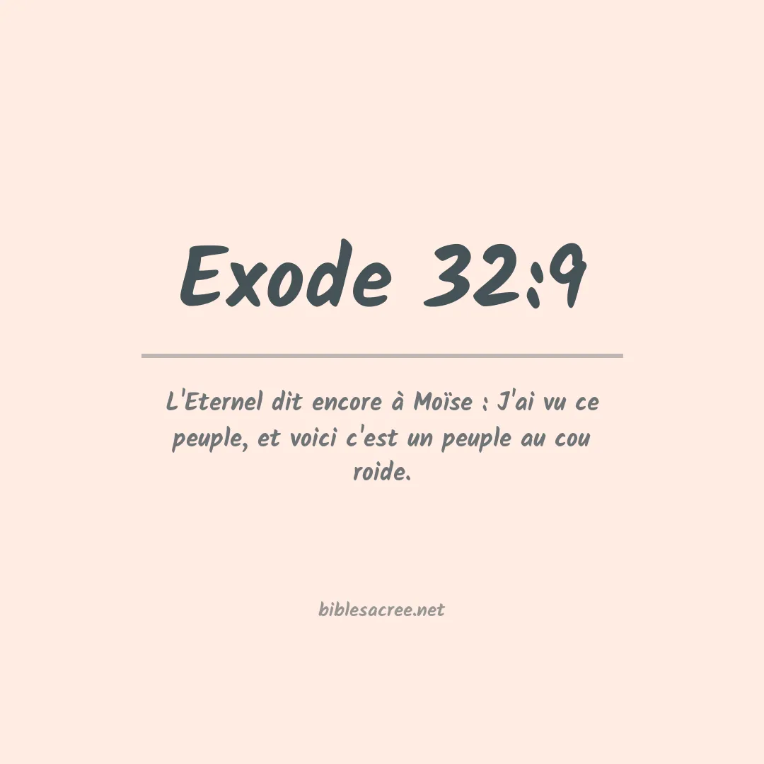 Exode - 32:9