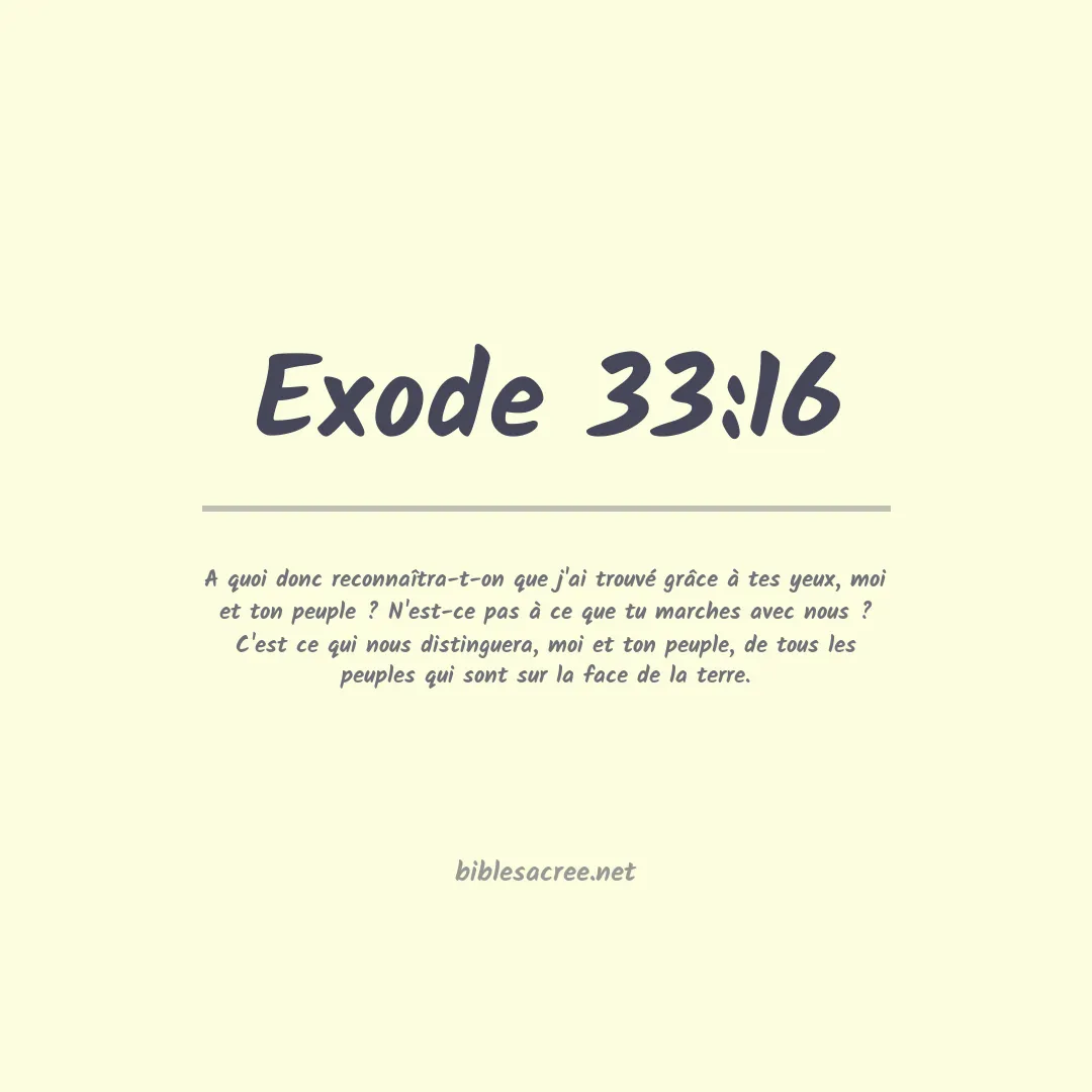 Exode - 33:16