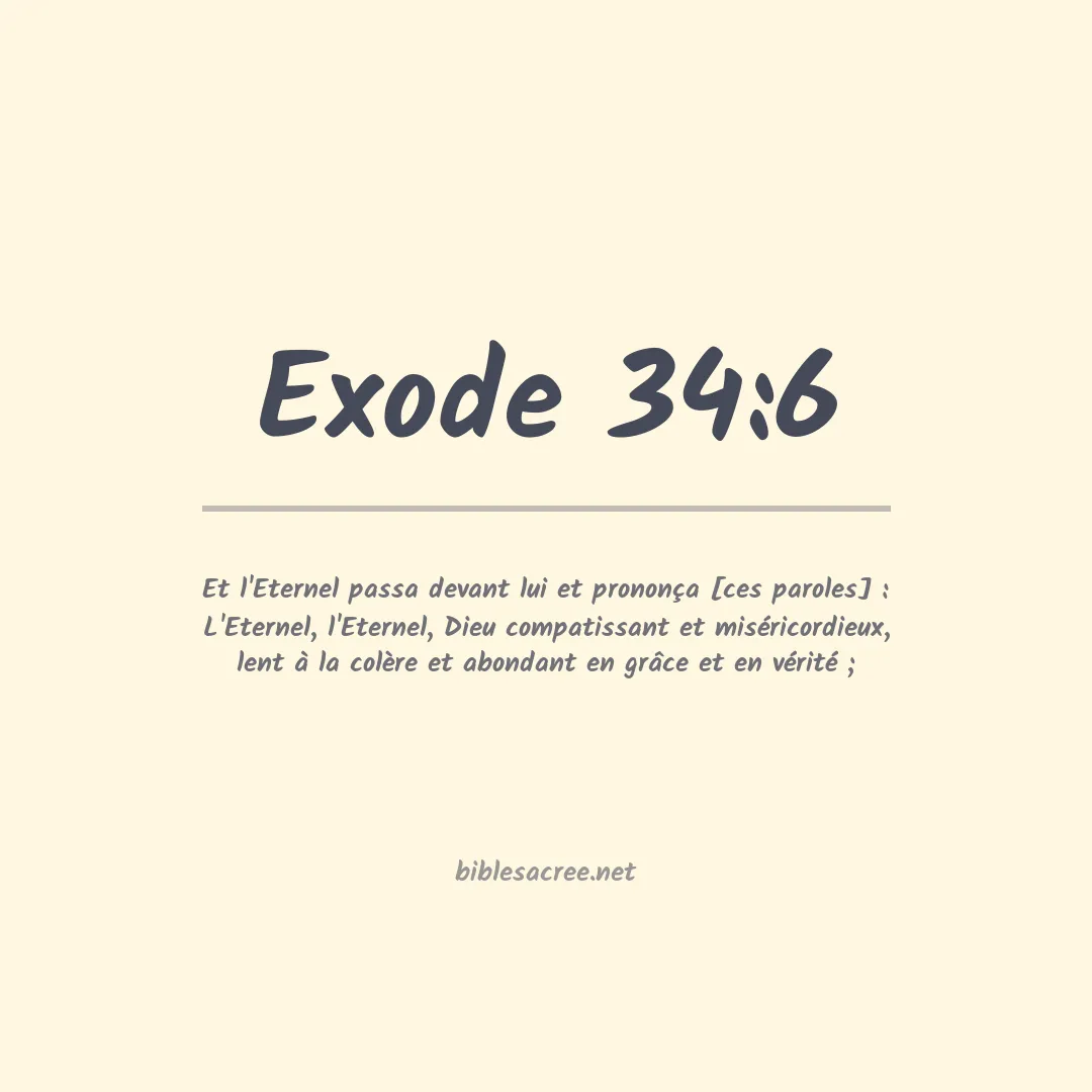 Exode - 34:6