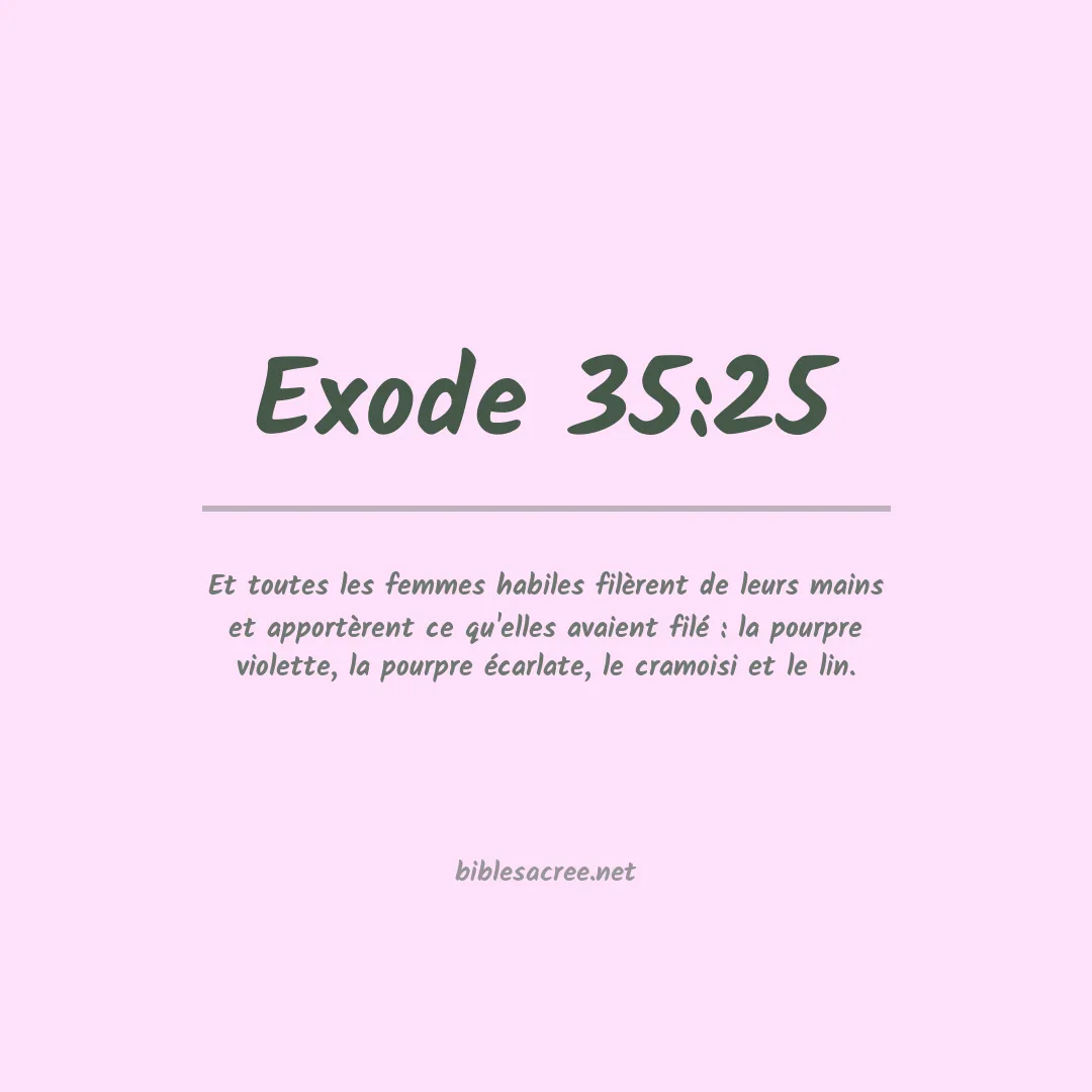 Exode - 35:25