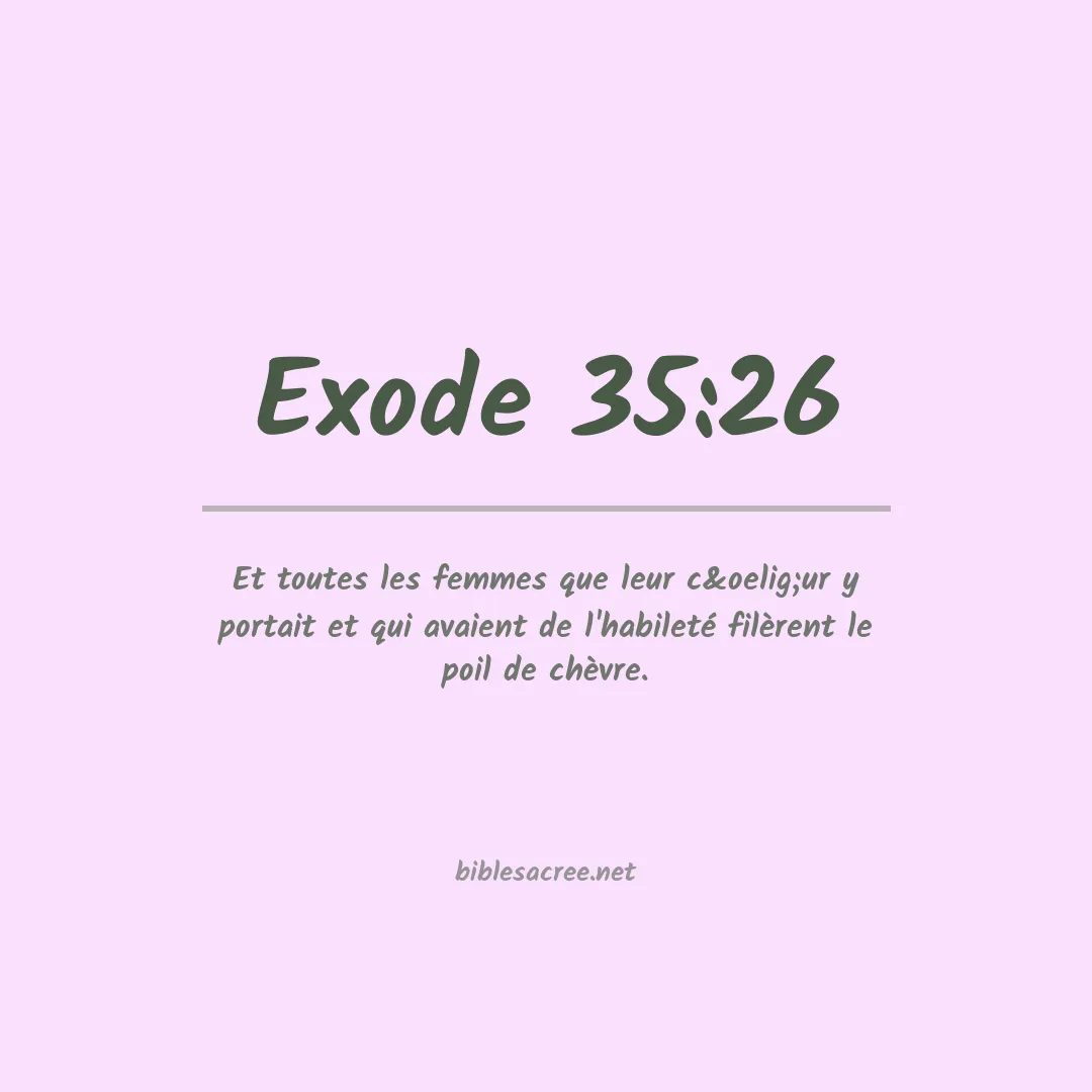 Exode - 35:26