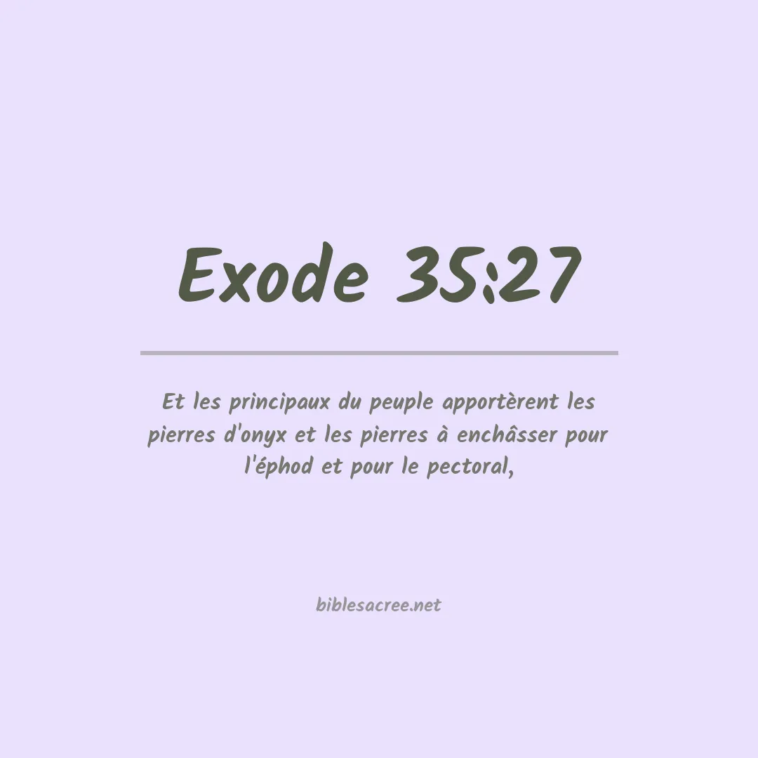 Exode - 35:27