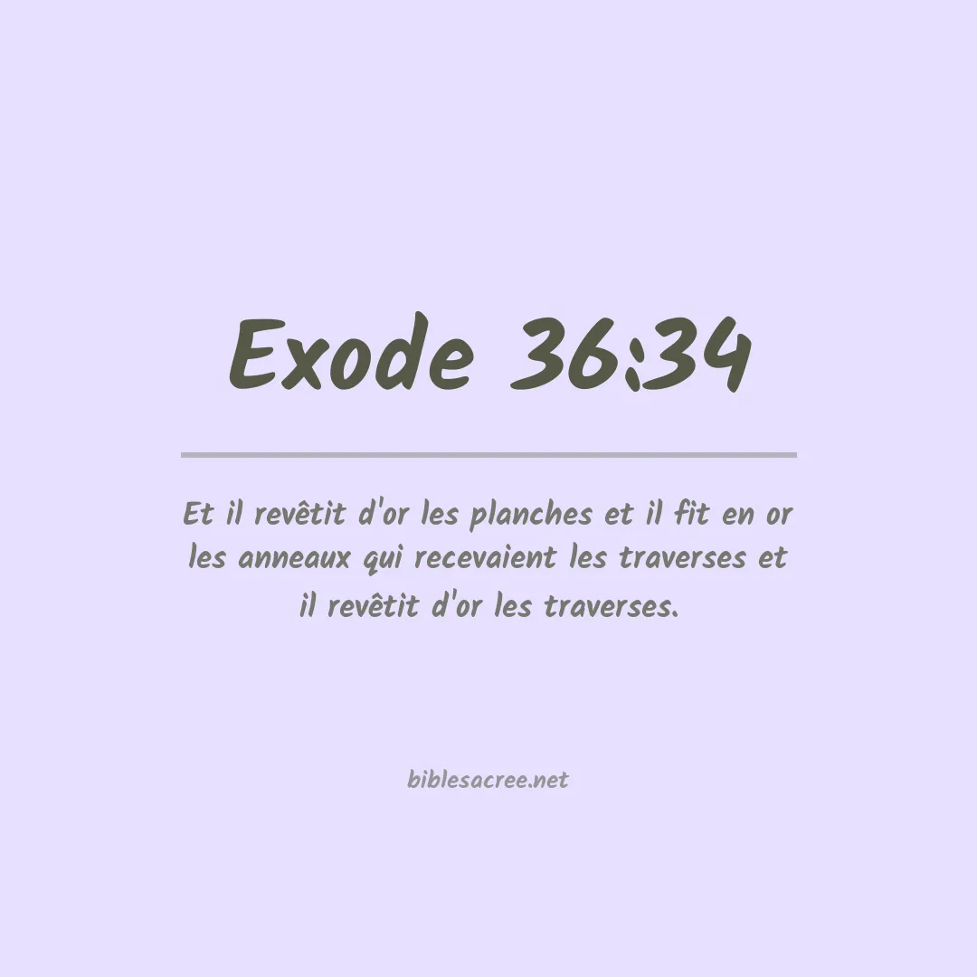 Exode - 36:34