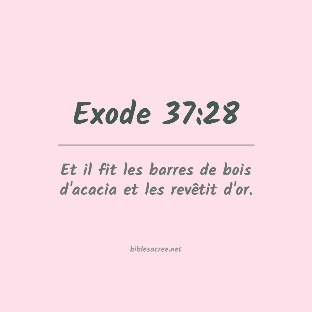 Exode - 37:28