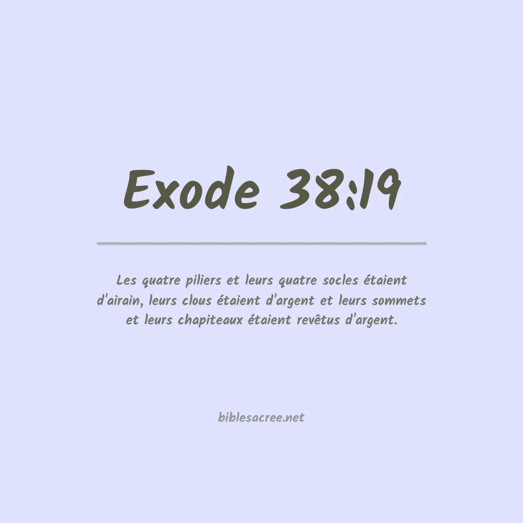 Exode - 38:19