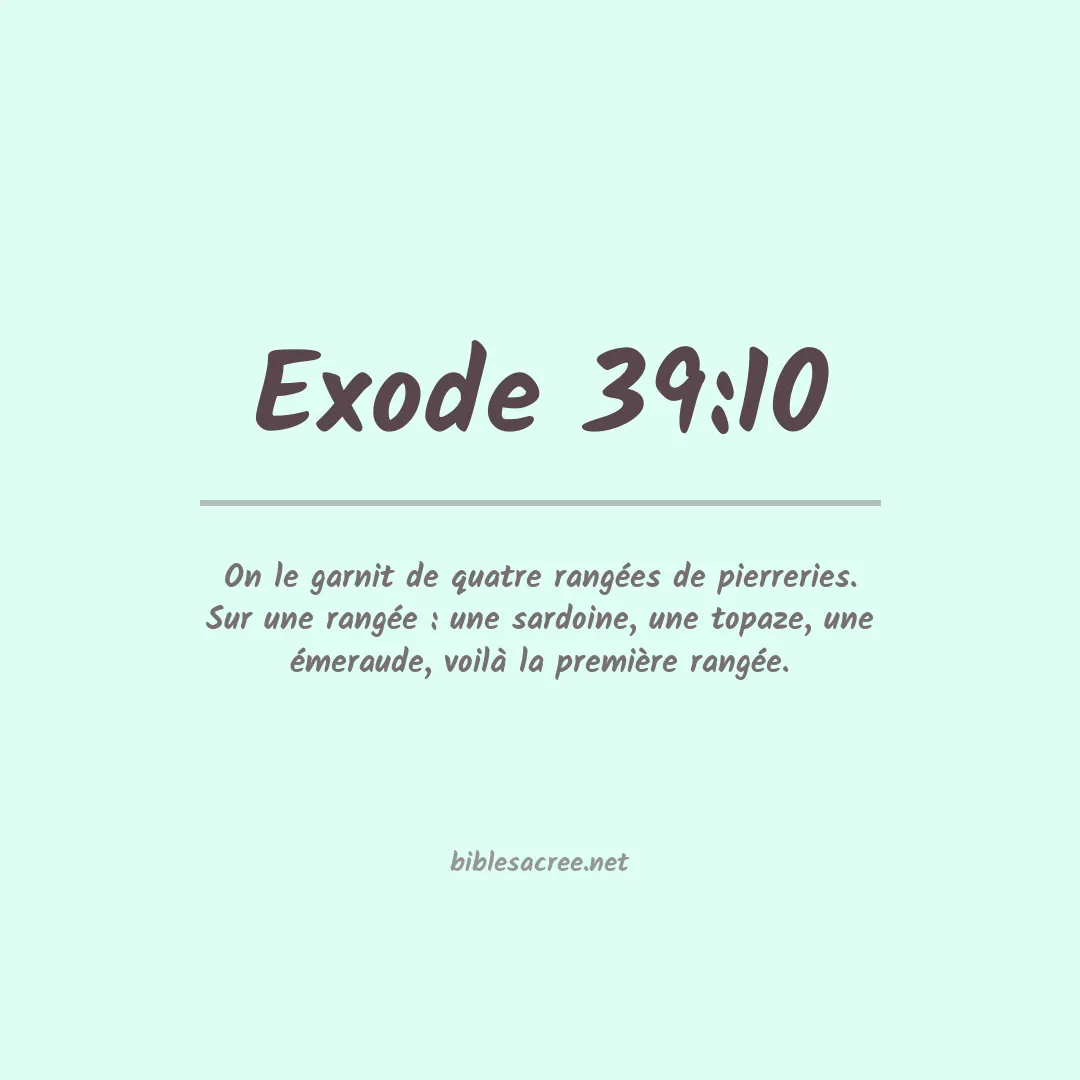 Exode - 39:10
