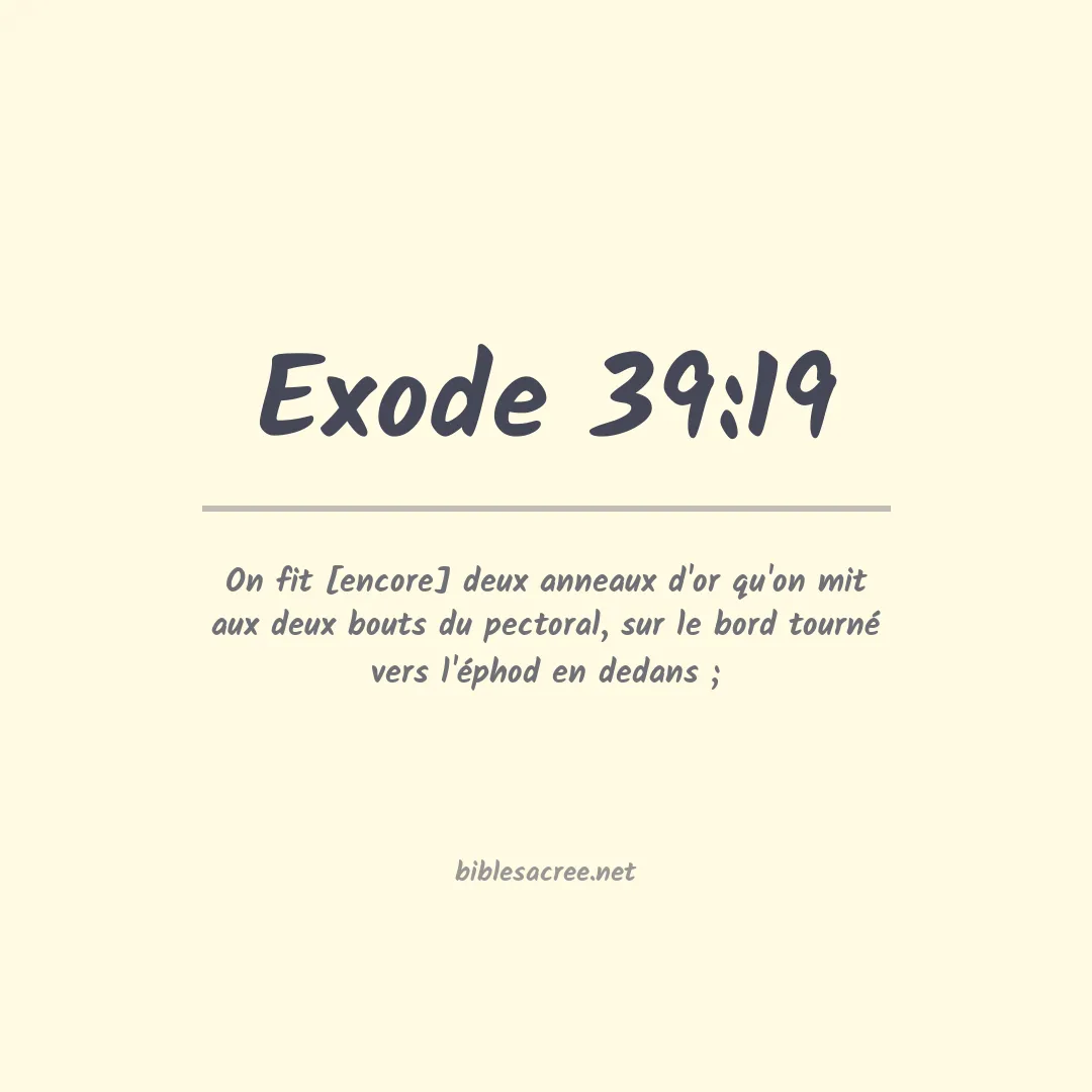 Exode - 39:19