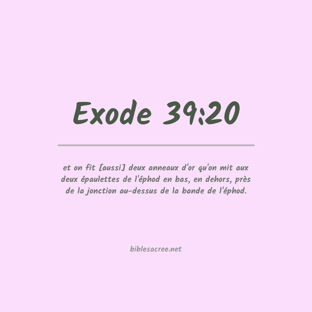 Exode - 39:20