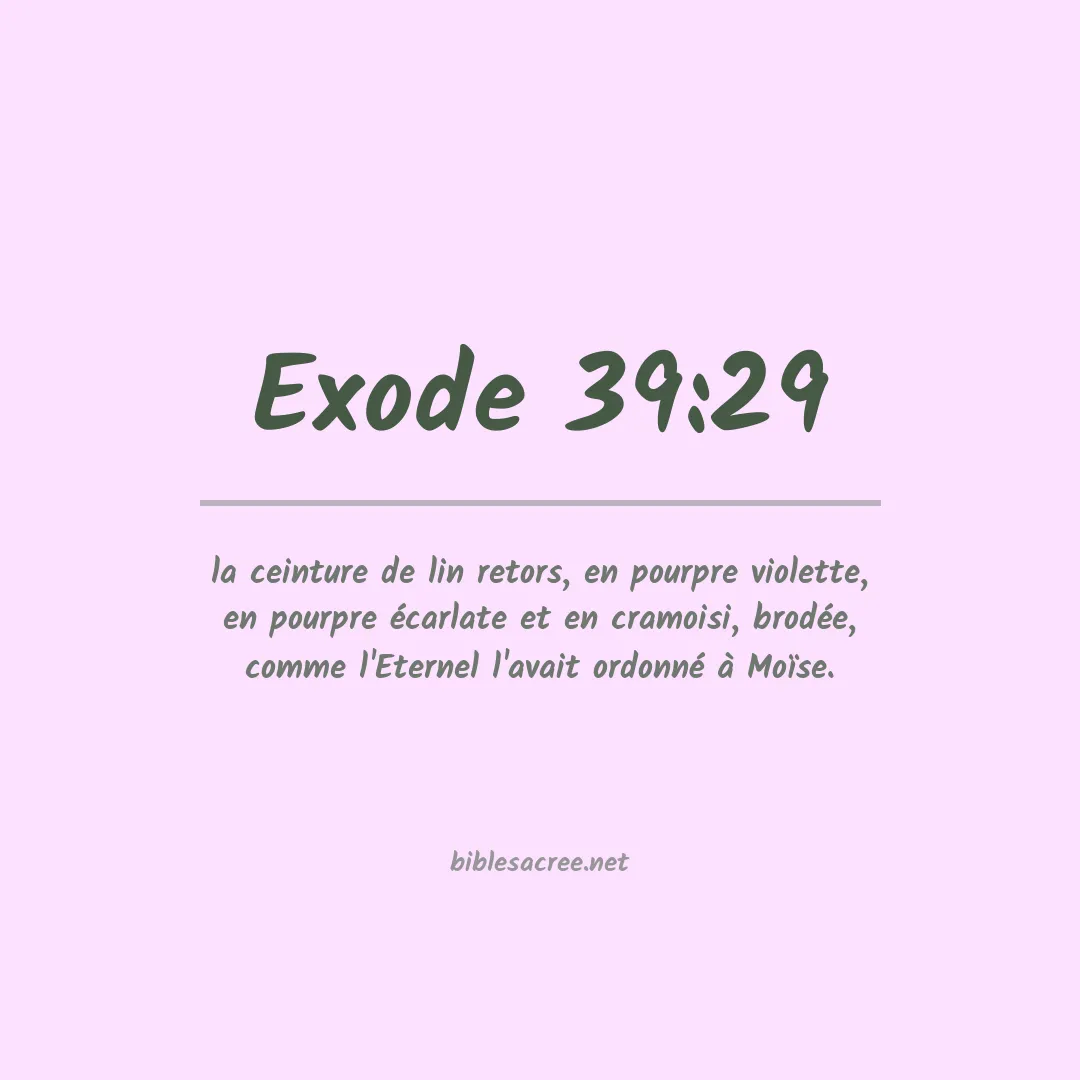 Exode - 39:29