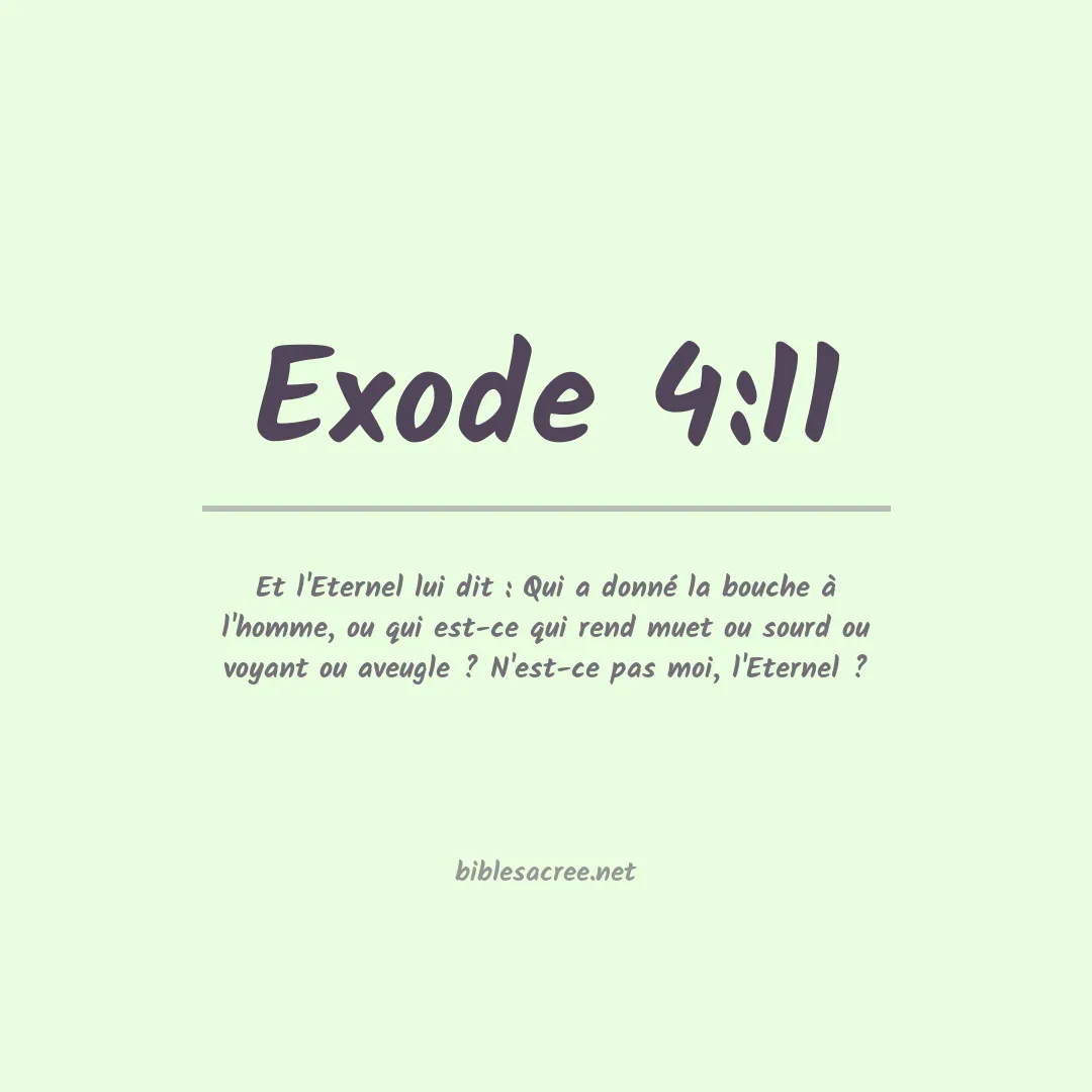 Exode - 4:11