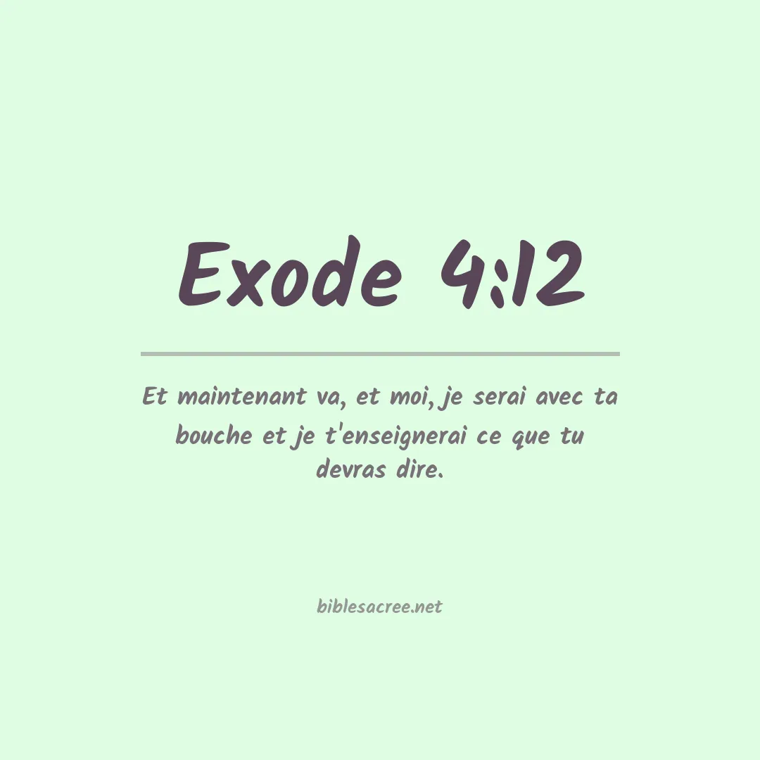 Exode - 4:12
