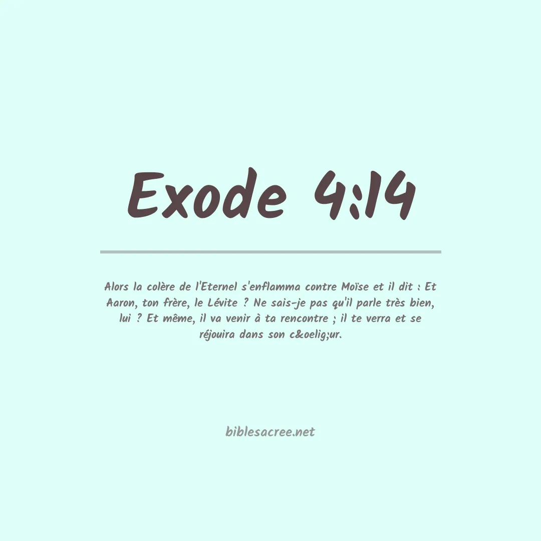 Exode - 4:14