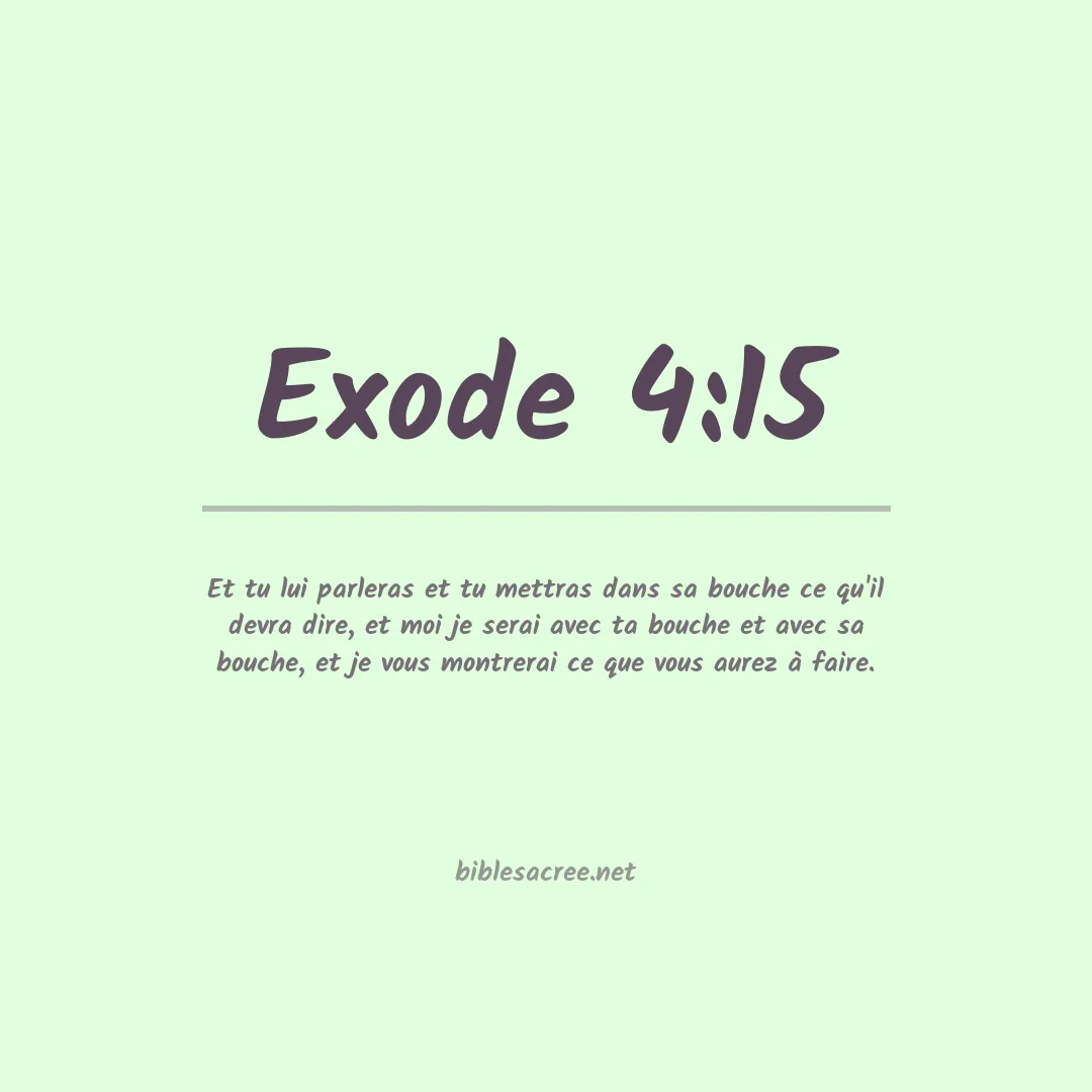 Exode - 4:15
