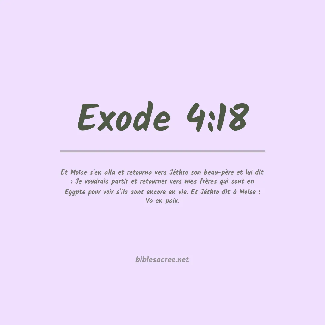 Exode - 4:18