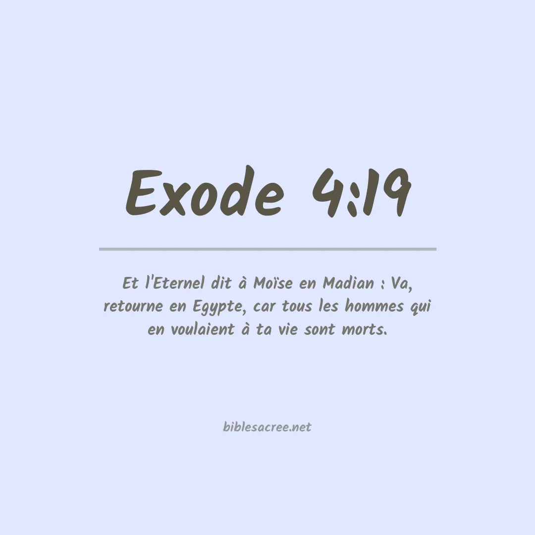 Exode - 4:19