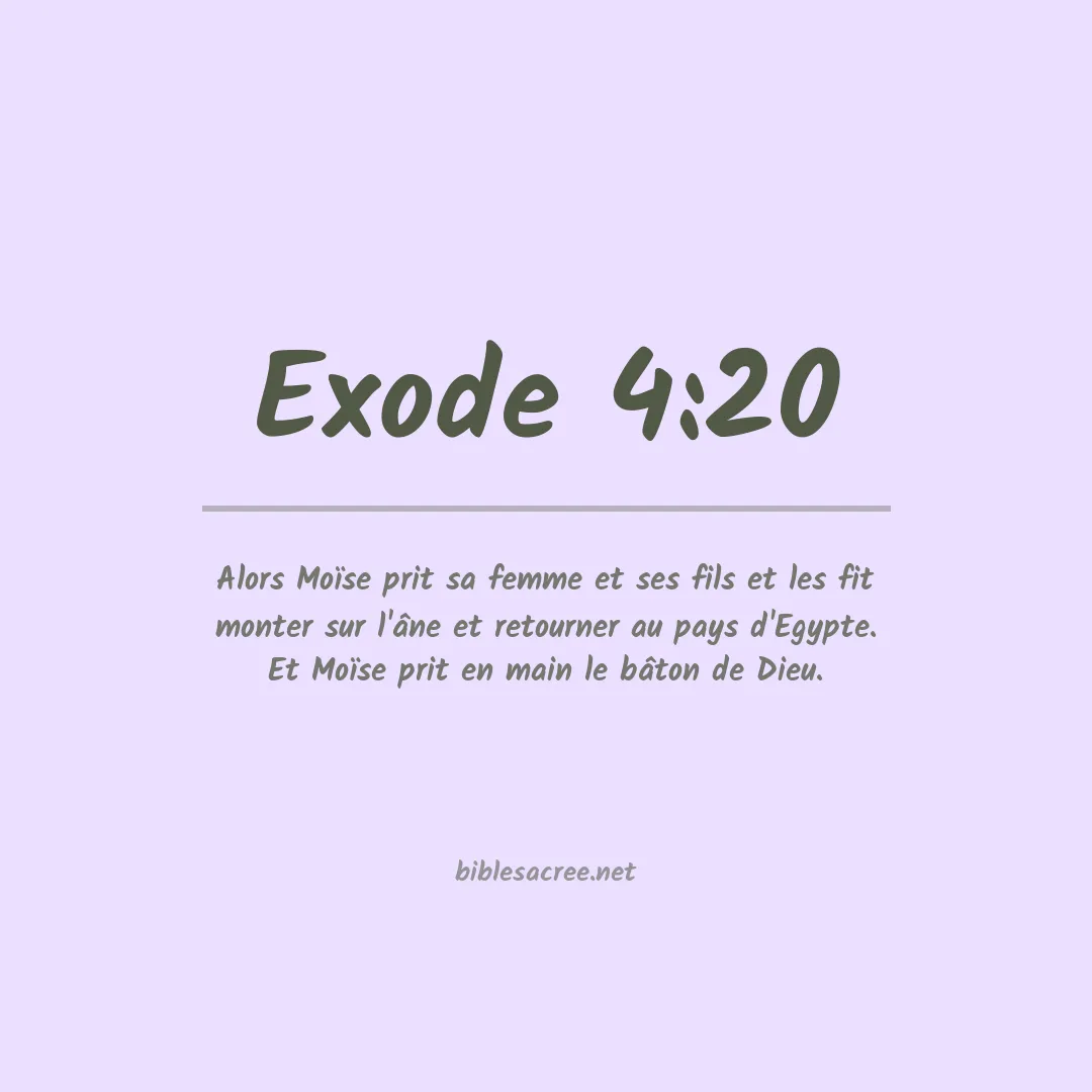 Exode - 4:20
