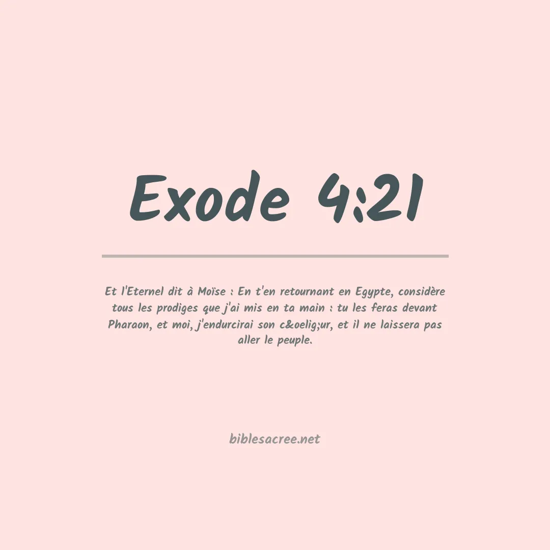 Exode - 4:21