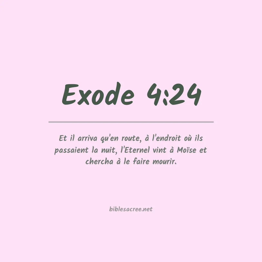 Exode - 4:24