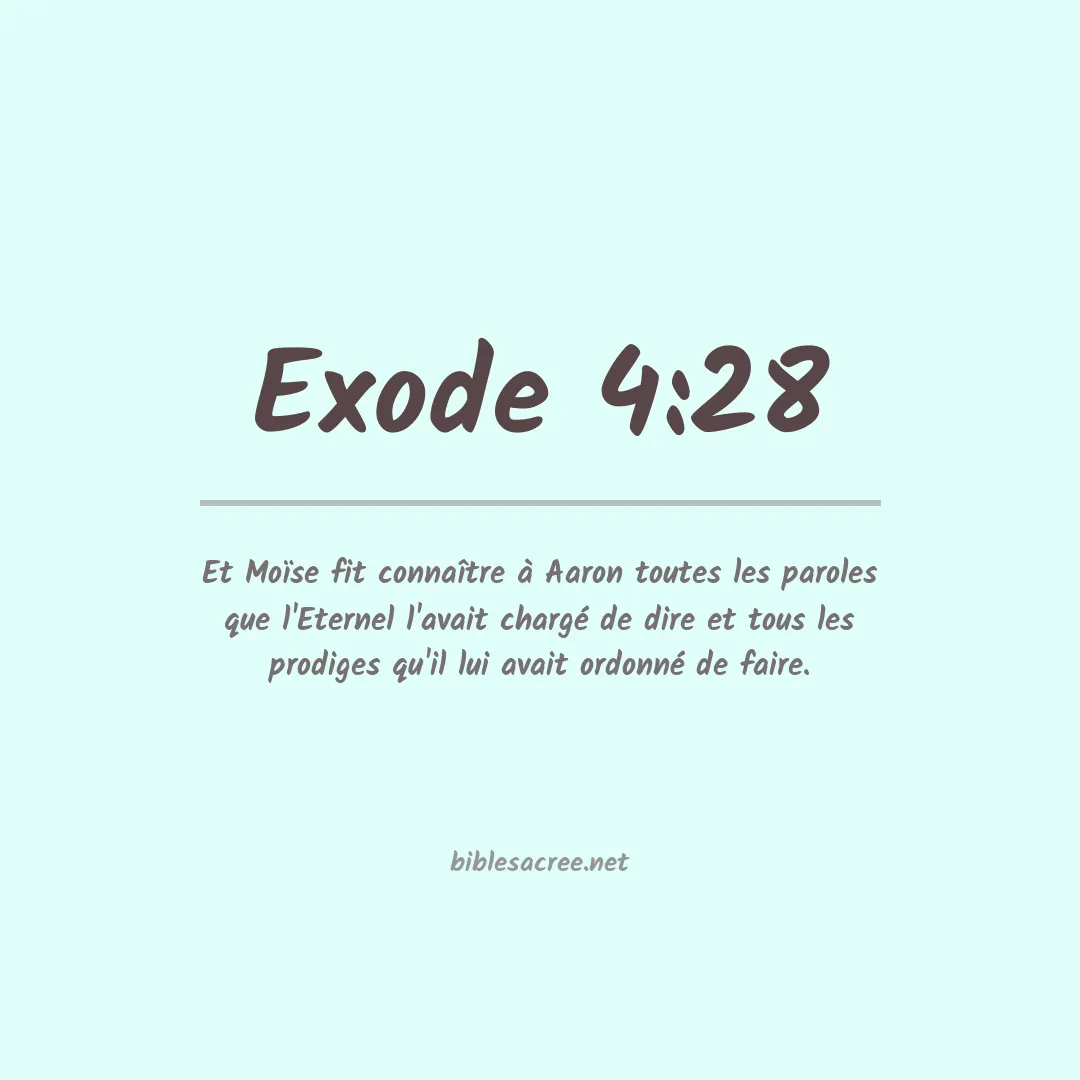 Exode - 4:28