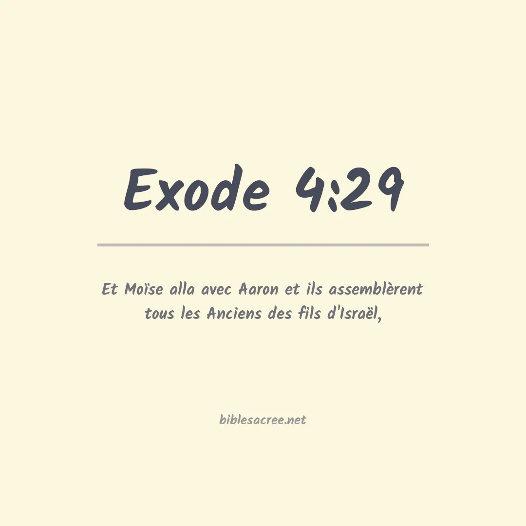 Exode - 4:29