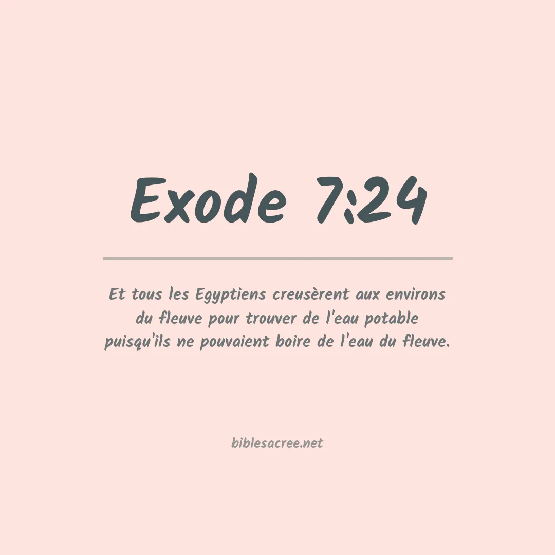 Exode - 7:24