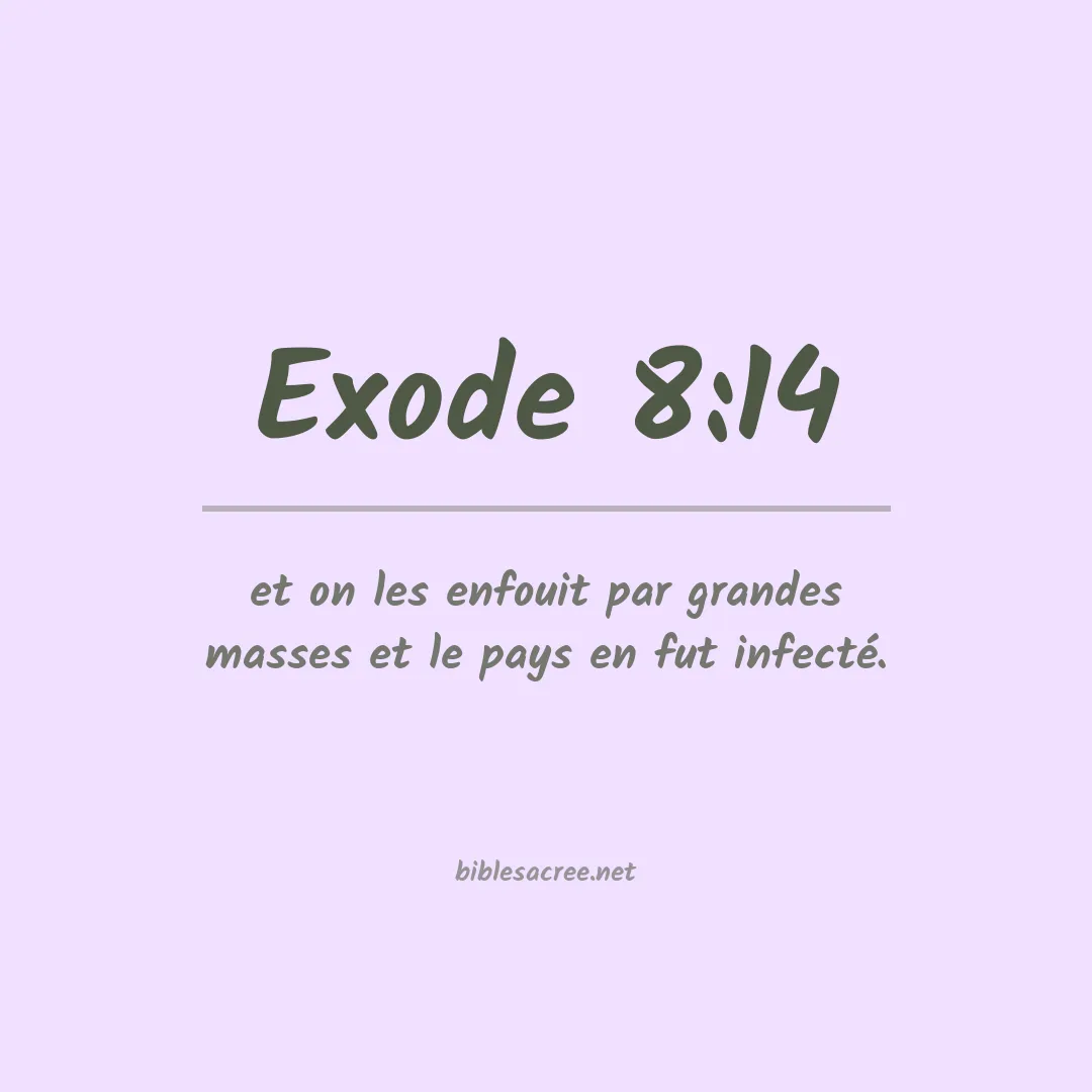 Exode - 8:14